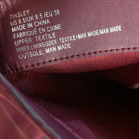 NWT Justfab Flat Boots, Tinsley, Cordovan, 8.5 - Picture 2 of 6